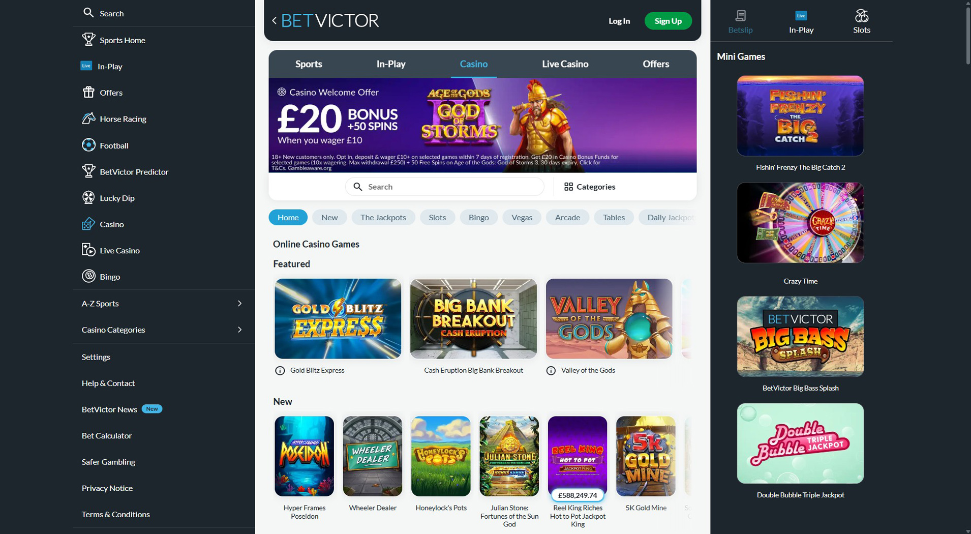 10. BetVictor Casino - Reliable Jeton Casino Pick